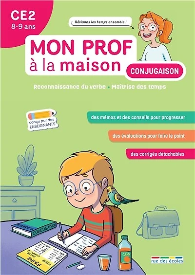 Conjugaison CE2, 8-9 ans: reconnaissance du verbe, maîtrise des temps