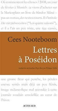 Lettres à Poséidon