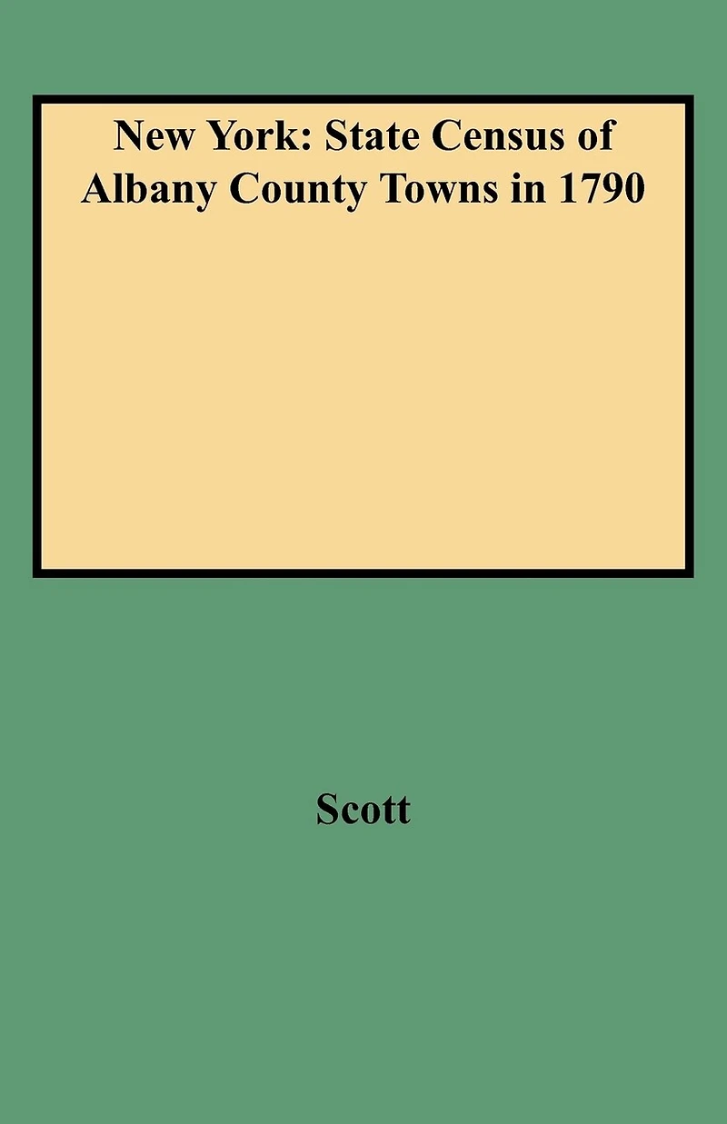 New York: State Census of Albany County Towns in 1790