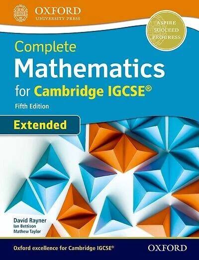 Complete Mathematics for Cambridge IGCSERG Student Book (Extended)