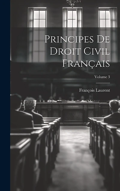 Principes De Droit Civil Français; Volume 3