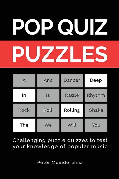 Pop Quiz Puzzles: Challenging puzzle quizzes to test your knowledge of popular music
