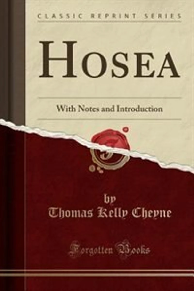 Hosea: With Notes and Introduction (Classic Reprint)