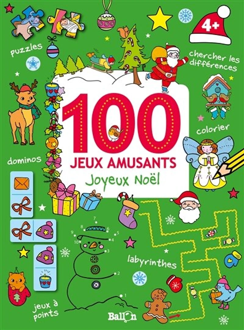 100 jeux amusants: joyeux Noël