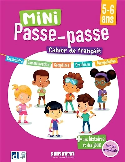 Mini passe-passe 5-6 ans: cahier de français