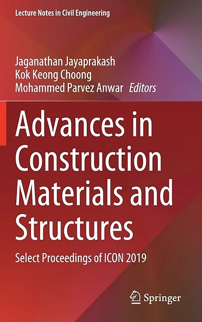 Advances Construction Materials and Structures: Select Proceedings of ICON 2019