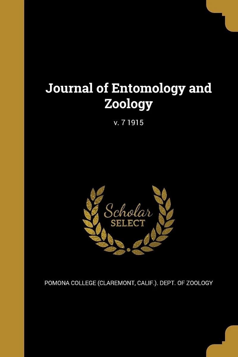Journal of Entomology and Zoology; v. 7 1915