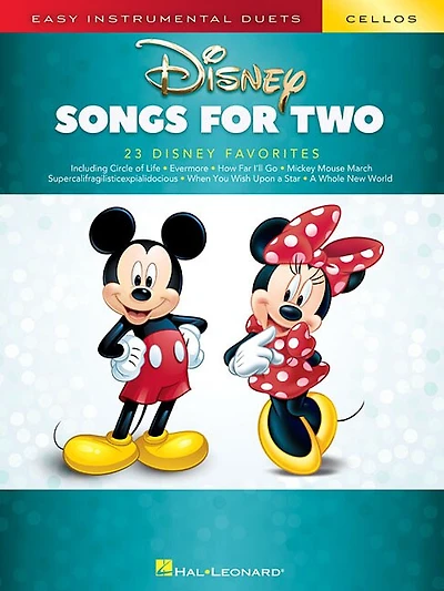 Disney Songs for Two Cellos: Easy Instrumental Duets