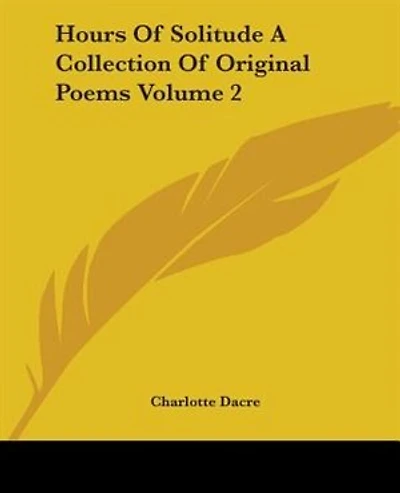 Hours Of Solitude A Collection Of Original Poems Volume 2