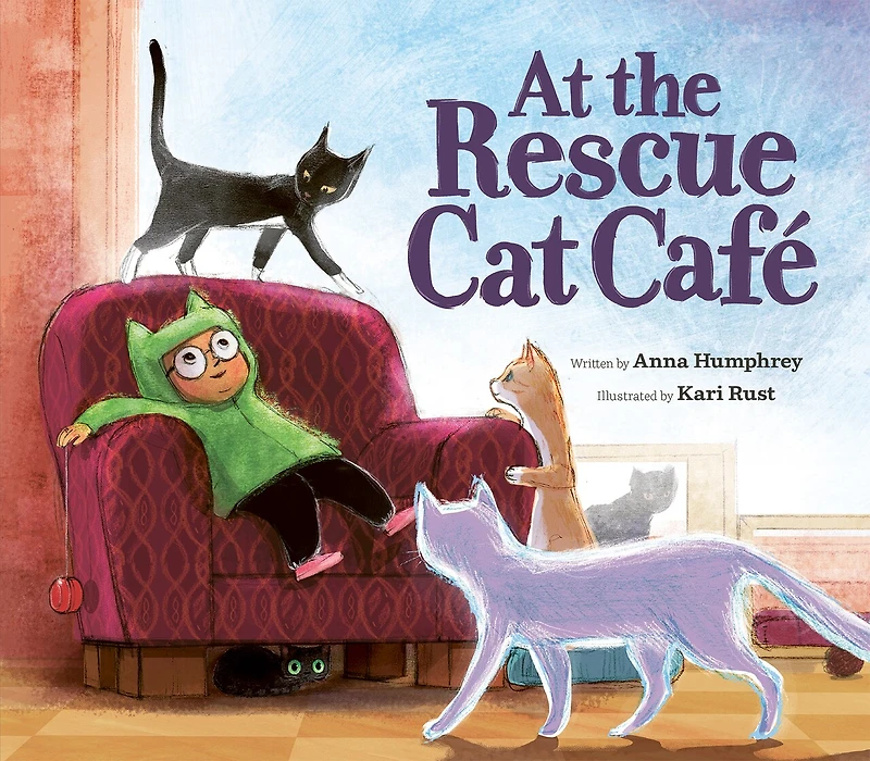 At the Rescue Cat Café