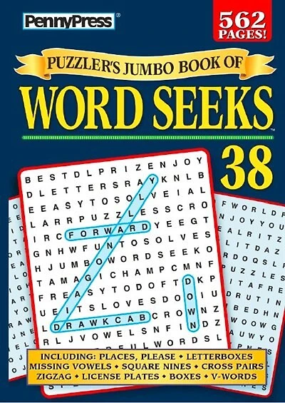 PUZZLERS JUMBO BK OF WORD SEEKS