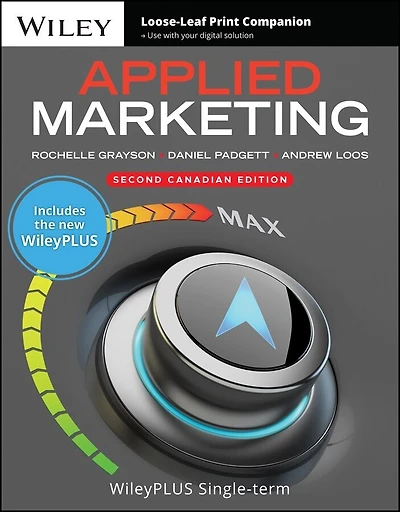 Applied Marketing, 2CE with WileyPLUS Card and Loose-leaf Set Single Term
