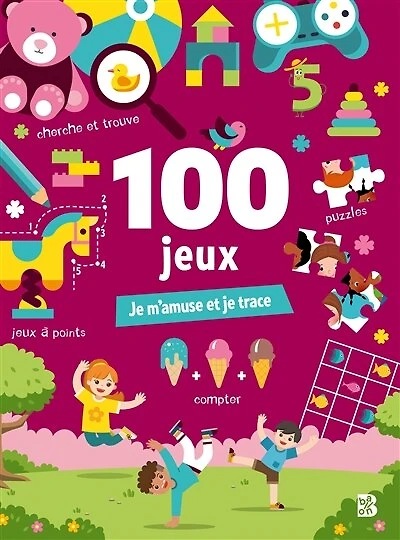 100 jeux: je m'amuse et je trace