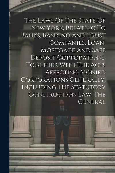 The Laws Of The State Of New York, Relating To Banks, Banking And Trust Companies, Loan, Mortgage And Safe Deposit Corporations, Together With The Acts Affecting Monied Corporations Generally, Including The Statutory Construction Law, The General