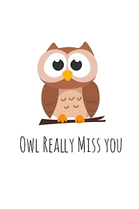 Owl Really Miss you: Perfect goodbye gift for coworker that is leaving / going away gift for your co worker, boss, manager, employee.