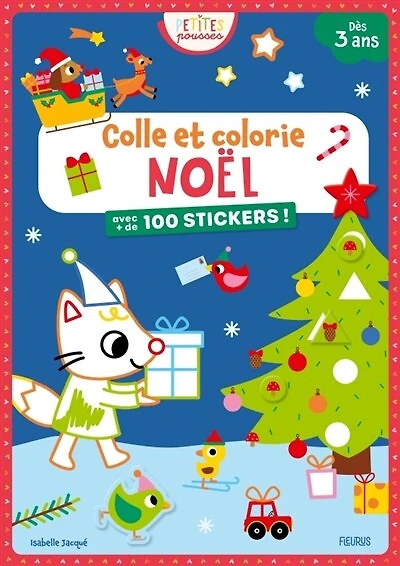 Noël: colle et colorie
