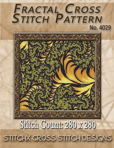 Fractal Cross Stitch Pattern No