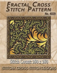 Fractal Cross Stitch Pattern No