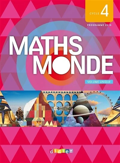 Maths monde, cycle 4: volume unique