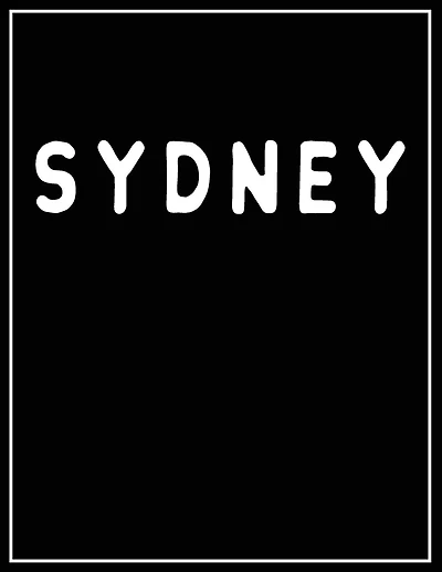 Sydney: Black and white Decorative Book - Perfect for Coffee Tables, End Tables, Bookshelves, Interior Design & Home Staging Add Bookish Style to Your Home- Sydney