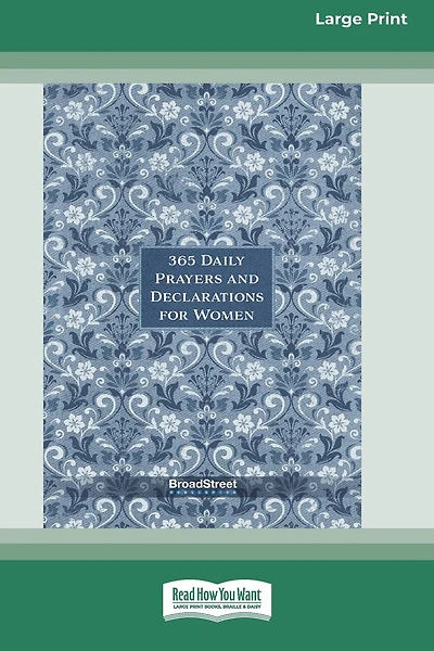 365 Daily Prayers and Declarations for Women [Standard Large Print]