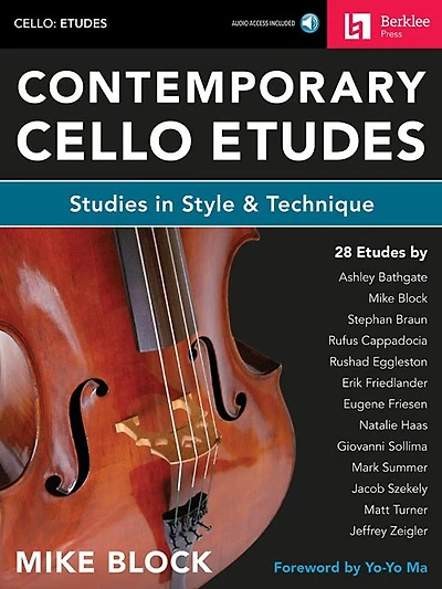 Contemporary Cello Etudes Studies in Style and Technique Book/Online Audio