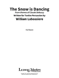 The Snow Is Dancing - From Themes Of Debussy: Conductor Score
