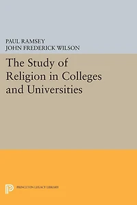The Study of Religion Colleges and Universities