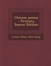 Chinese poems  - Primary Source Edition