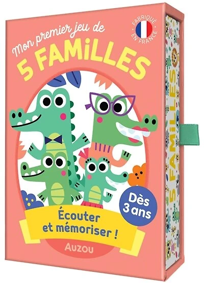 Mon premier jeu de 5 familles écouter et mémoriser!
