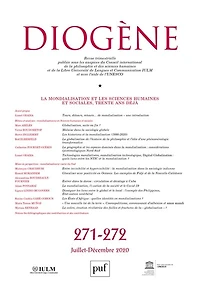 Diogène, n°271-272. La mondialisation et les sciences humaines et sociales, trente ans déjà