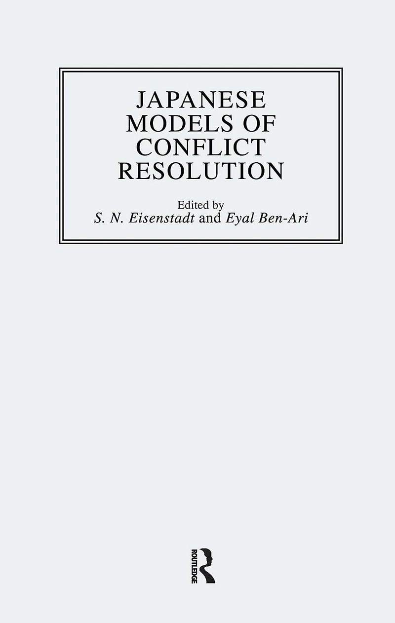 Japanese Models Of Conflict Resolution
