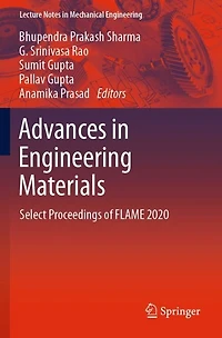 Advances in Engineering Materials: Select Proceedings of FLAME 2020