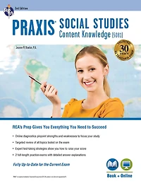 PRAXIS Social Studies Content Knowledge (5081): Book + Online