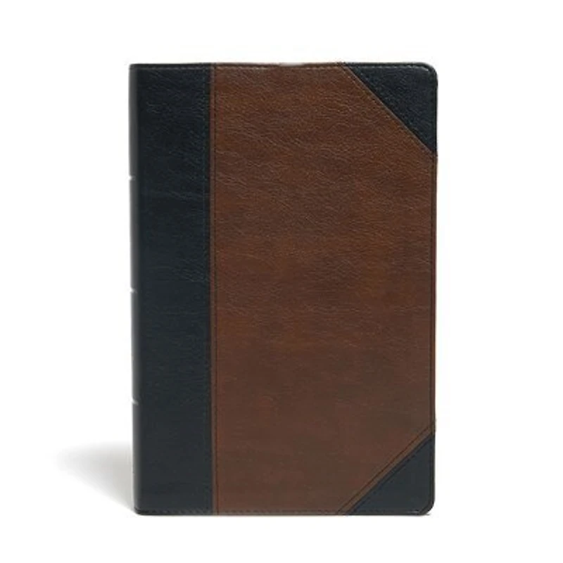 KJV Large Print Personal Reference Bible, Earthen SuedeSoft LeatherTouch