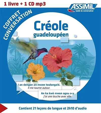 Coffret conversation créole guadeloupéen : 1 livre + 1 CD MP3: 1 livre + 1 CD MP3