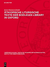Äthiopische liturgische Texte der Bodleian Library in Oxford