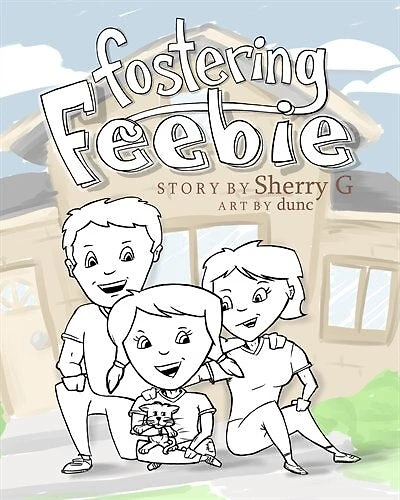 Fostering Feebie: Colouring Book