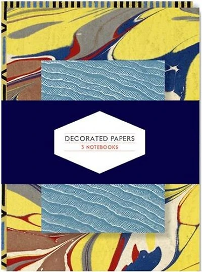 Decorated Papers: Notebooks: Set Of 3