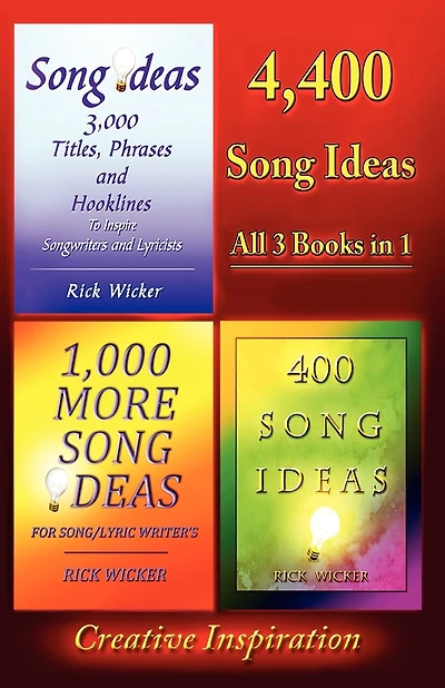4,400 Song Ideas: All 3 Books in 1