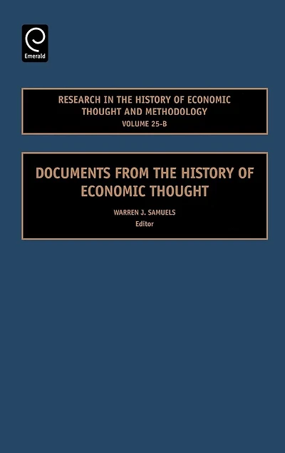 Documents from the History of Economic Thought