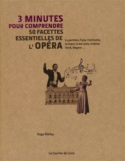 3 minutes pour comprendre 50 facettes essentielles de l'opéra: la partition, l'aria, l'orchestre, le choeur, le bel canto, le ténor, Verdi, Wagner...