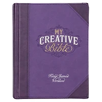 KJV My Creative Bible Faux Leather HC, Purple Two-tone