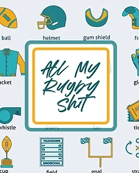 All My Rugby Shit: Outdoor Sports Coach Team Training League Players