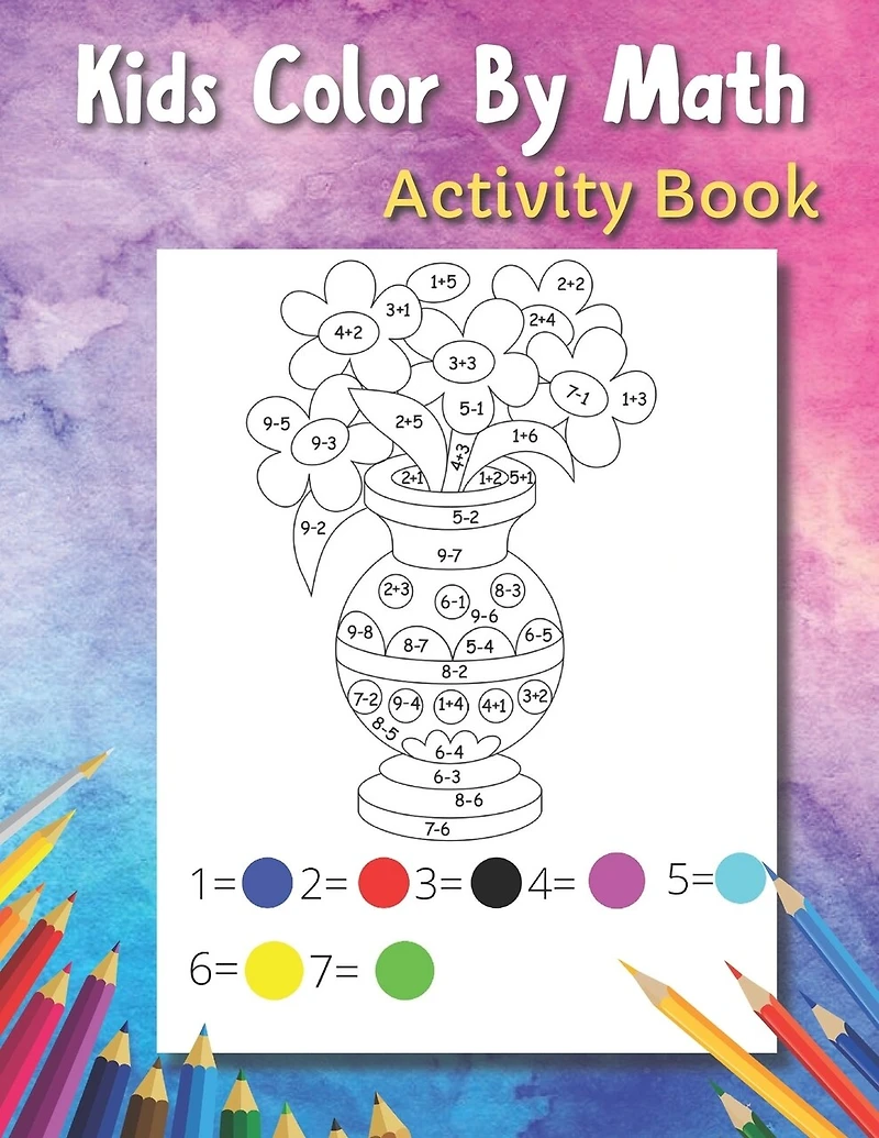 Kids Color By Math: Activity Book