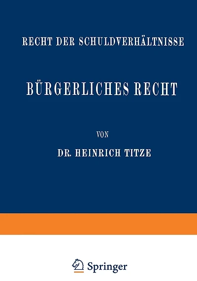 Bürgerliches Recht: Recht der Schuldverhältnisse