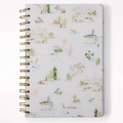 A5 Notebook, Polypropylene Cover, Canadian Toile