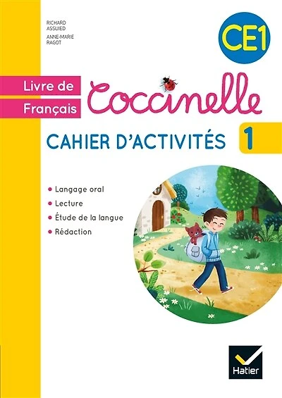 Coccinelle, livre de français, cahier d'activités CE1 : langage oral, lecture, étude de la langue, rédaction, Vol. 1