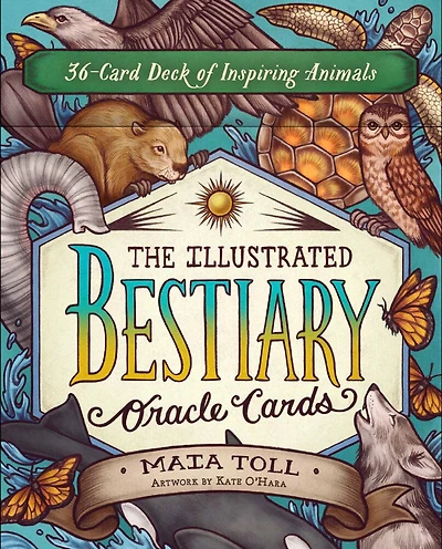 The Illustrated Bestiary Oracle Cards: 36-card Deck Of Inspiring Animals