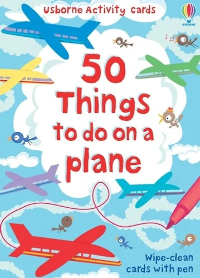 50 Things To Do On A Plane Cards